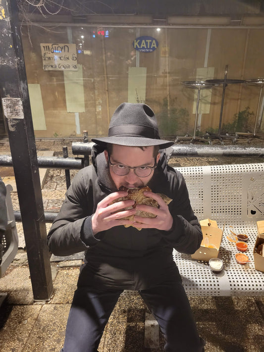 un burgher a tzfat